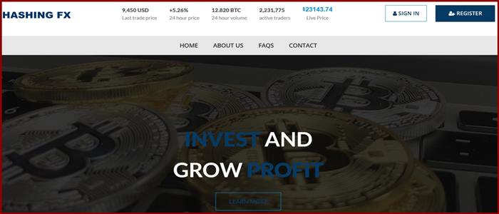 [Мошенники] hashing4x.com – отзывы, развод! Hashing Fx