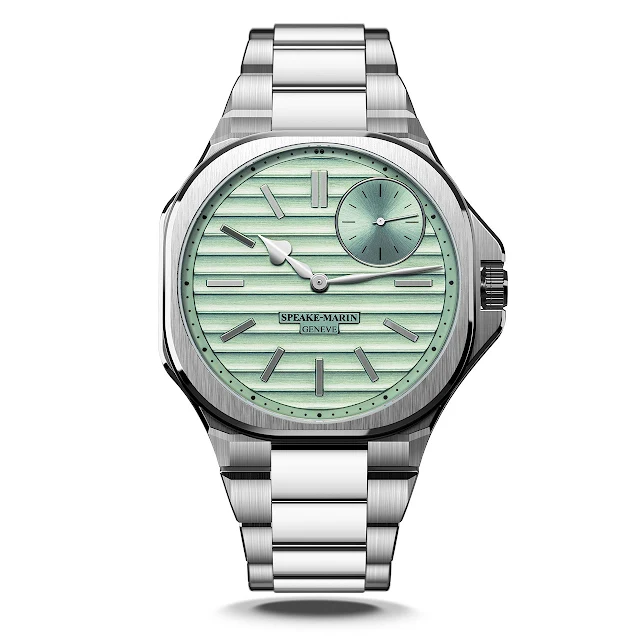 Speake Marin Ripples Metallic Green, ref. 604015460