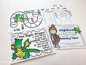 Digits Dragon and rounding activities picture