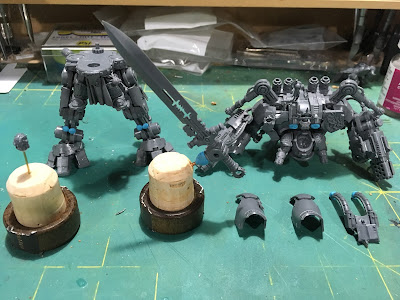 Grand Master in Nemesis Dreadknight WIP ready for priming