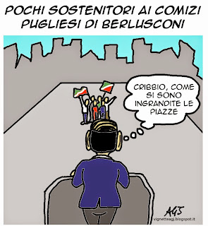 berlusconi, puglia, vigneta , satira