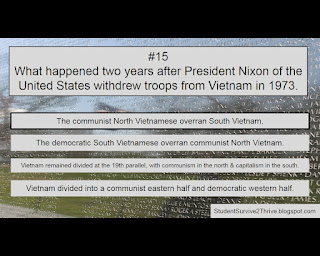 The correct answer is: The communist North Vietnamese overran South Vietnam.