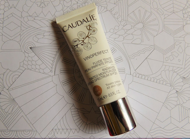 birchbox may review free your mind Caudalie vinoperfect radiance tinted moisturiser