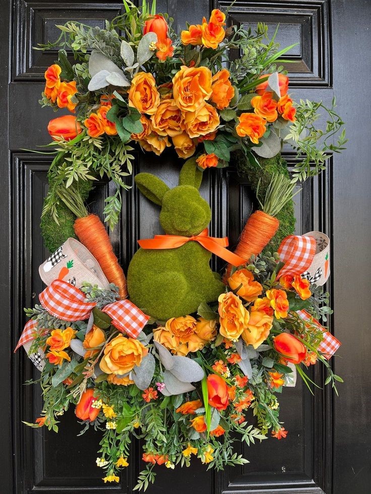 Easter/spring decoration ideas for door