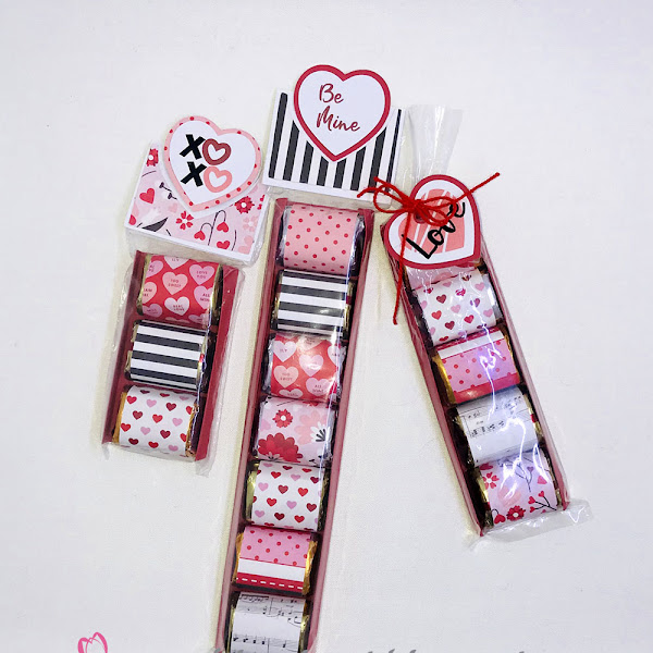 Nugget Sleeves with Heart Tags for Valentines