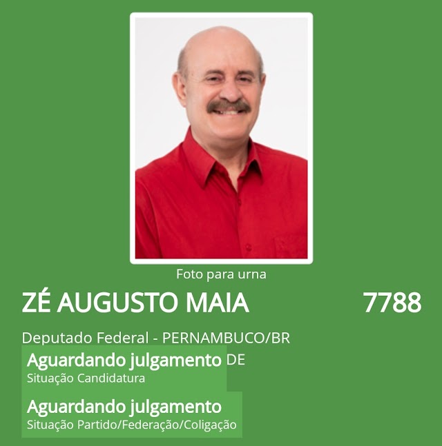 José Augusto Maia registra candidatura para deputado federal