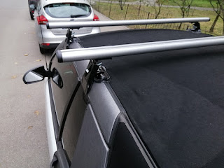 Roof rack SMART FORTWO Crossbars Installation