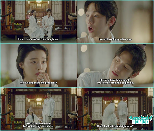 10 prince ask for 2 boy and 2 girl and sun duk ask if she become pregnant from a kiss  - Moon Lovers Scarlet Heart Ryeo - Episode 15 (Eng Sub)