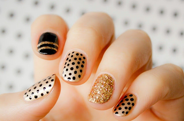 perfect polka dot nails