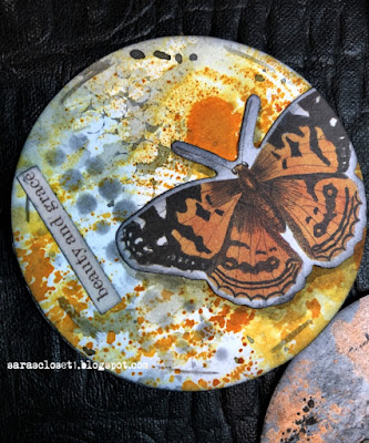 Sara Emily Barker https://sarascloset1.blogspot.com/2020/06/my-butterfly-collection.html Mixed Media AT Coins 4