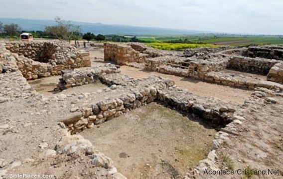 Restos arqueológicos de Hazor