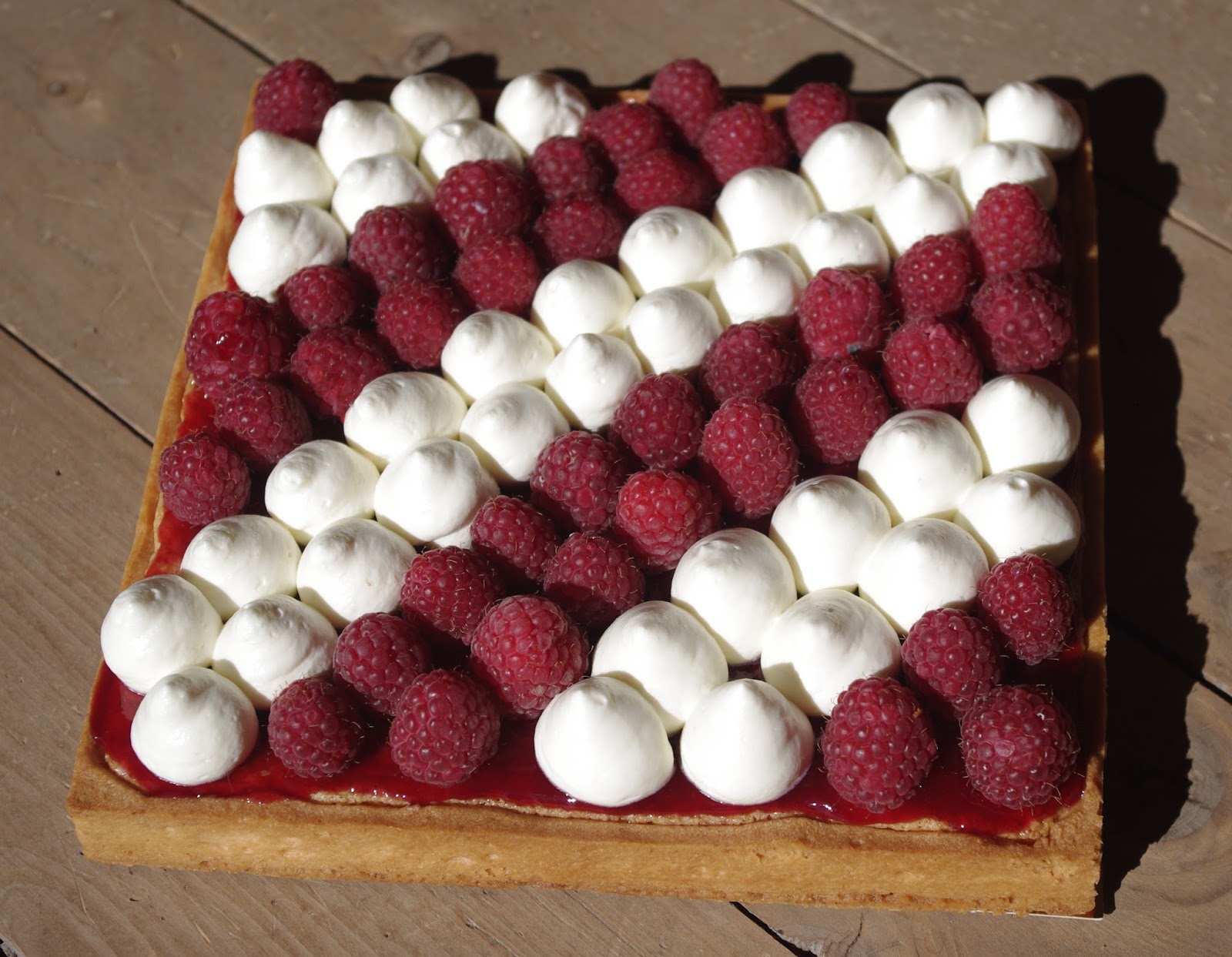 J En Reste Baba Tarte Aux Framboises Et Chocolat Blanc