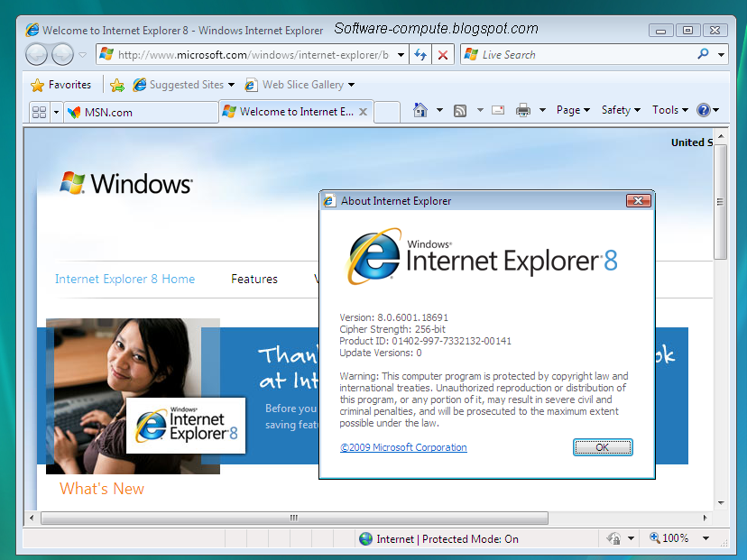 free download internet explorer latest version