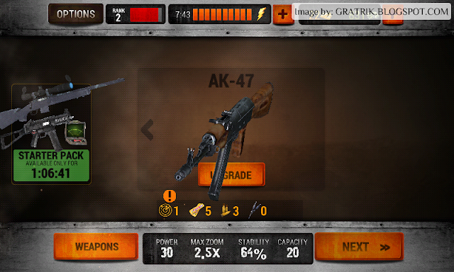 zombie hunter apocalypse weapon selection