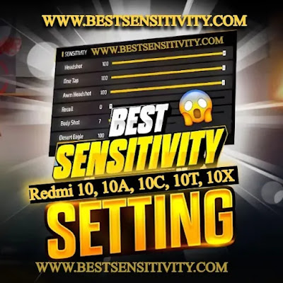 Best Sensitivity Headshot Settings for Redmi 10, 10A, 10C, 10T, 10X in Free Fire