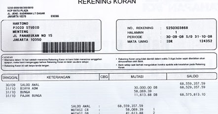 Cara Membuat Rekening Koran di Bank - Permathic Blog