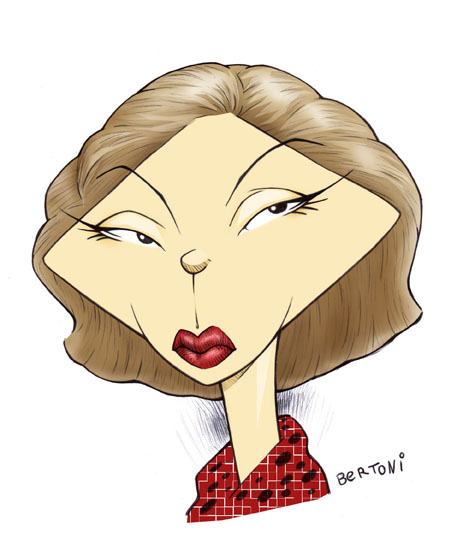 caricatura-clarice-lispector