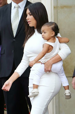 Kim said she would allow her daughter north west to go nude in the future