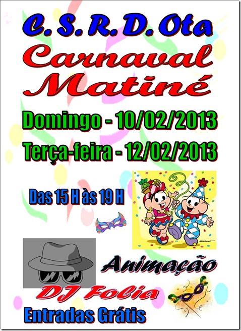 Folheto Carnaval 2013 A4