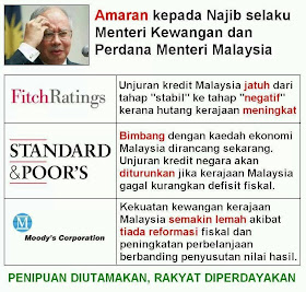 Amaran buat Datuk Seri Najib Razak