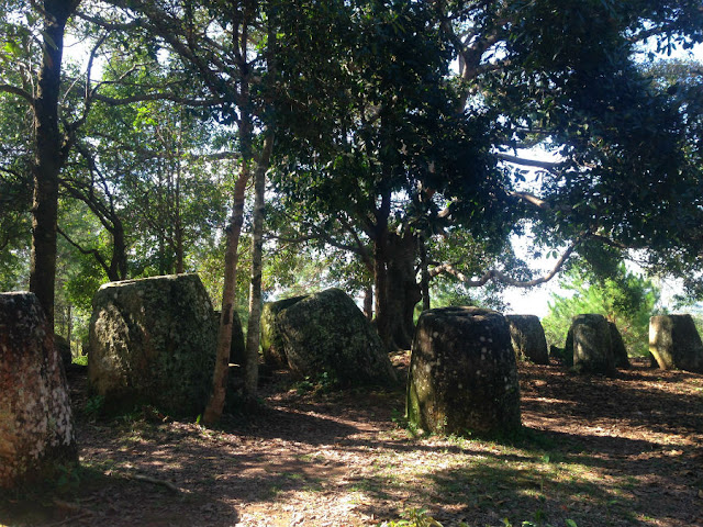 The Plain of Jars in Phonsavan