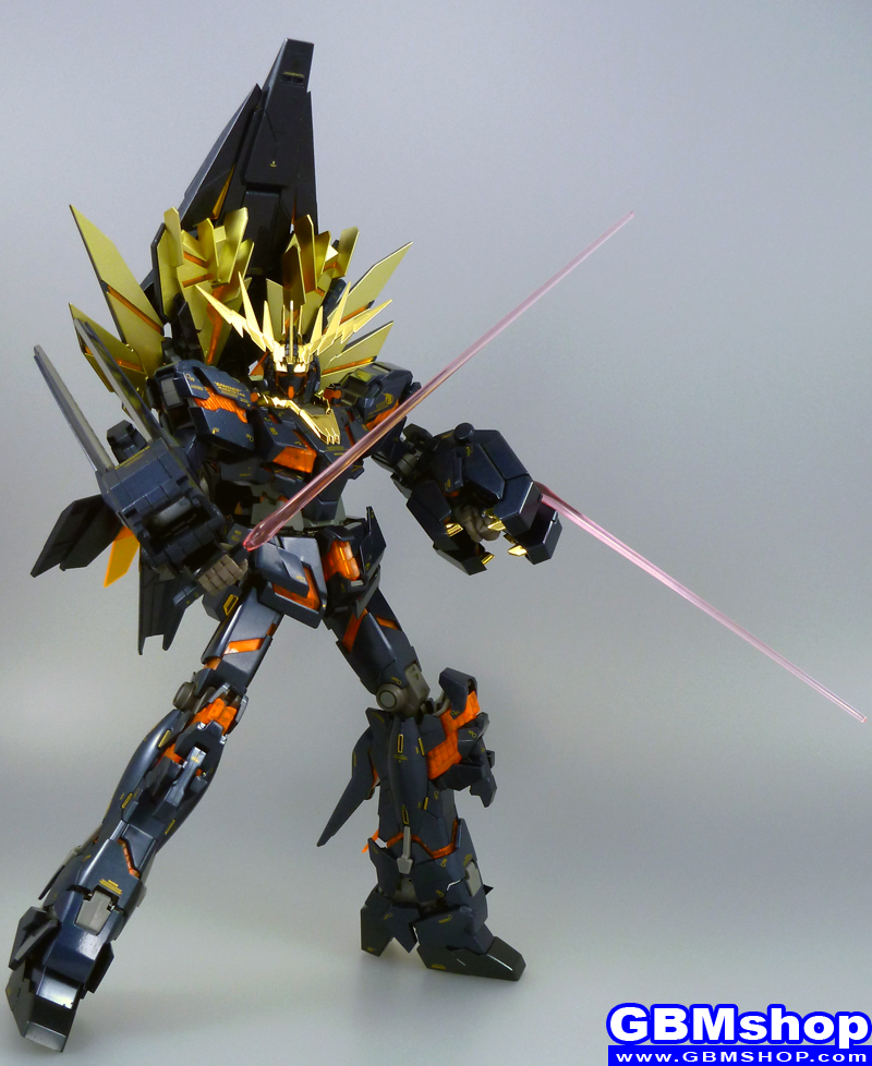Gundam Fix Figuration METAL COMPOSITE #1011 RX-0 Unicorn Gundam 02 Banshee + Bandai 1/100 MG RX-0[N] Unicorn Gundam 02 Banshee Norn Full Armed Banshee