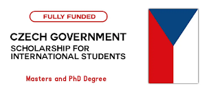 Czech Republic Government Scholarship 2024/2025 | MSc. & Ph.D