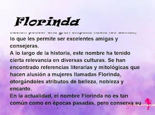 significado del nombre Florinda