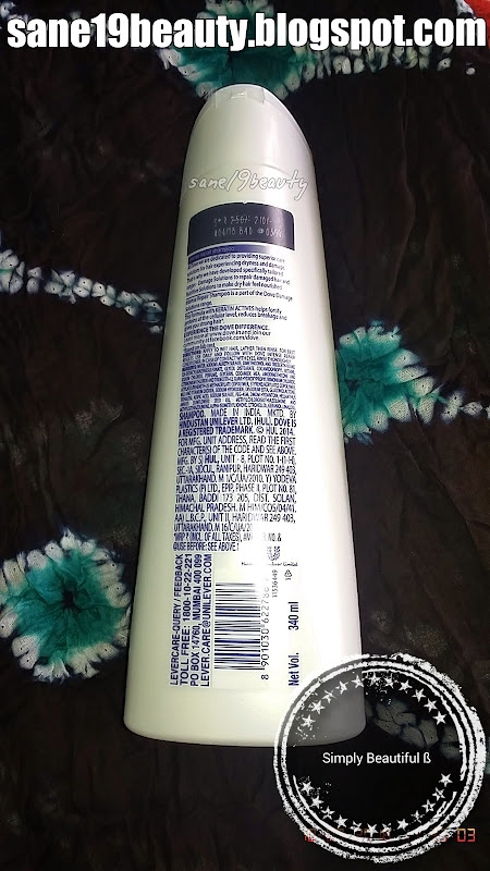 Review of Dove Hair Therapy Intense Repair shampoo. Pic 15