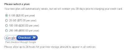 Google more storage