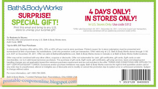 Free Printable Bath And Body Works Coupons