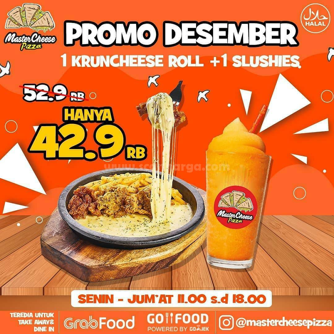 Master Cheese Pizza Promo Desember 2020 via Grabfood & Gofood