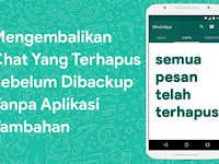 Cara Mengembalikan Chat Wa Yang Hilang Sebelum Di Backup