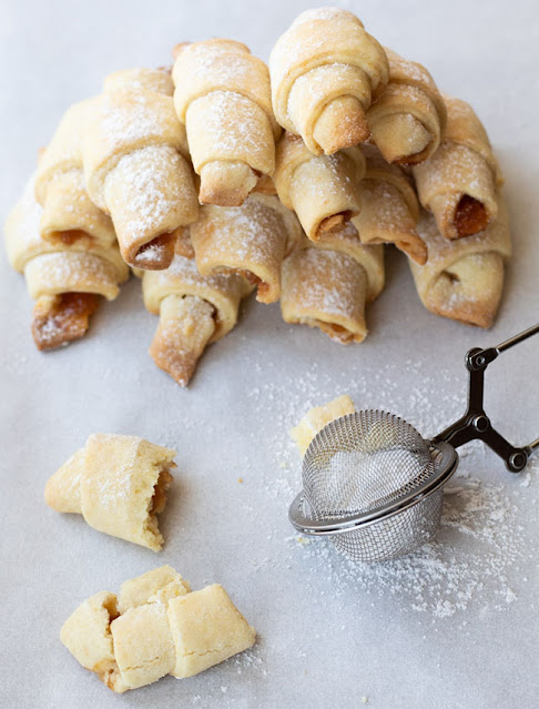 Rugelach with jam inside recipe