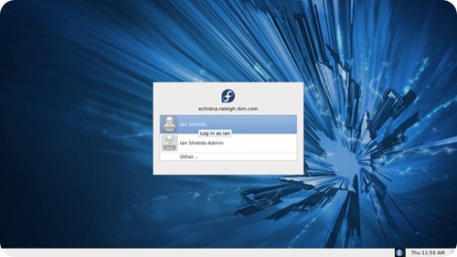 fedora-login