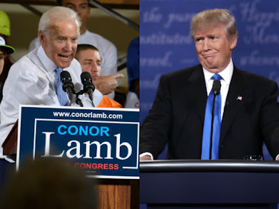 It'll be an interesting brawl. My money on President Donald Trump with insurance.  Former U.S Vice-President, Joe Biden threatens Donald Trump with physical assault during his speech at the University of Miami College.