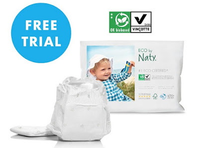 Image: free Certified ECO Nappy Samples, sent to your home free of charge