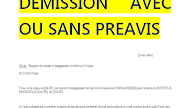 Démission Préavis - demission pendant conge parental preavis - Modele de ... - En cas de démission, le salarié ne peut pas quitter l’entreprise immédiatement après avoir informé l’employeur de ses intentions.