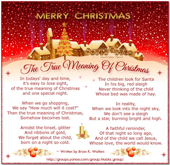 TheTrueMeaningOfChristmas