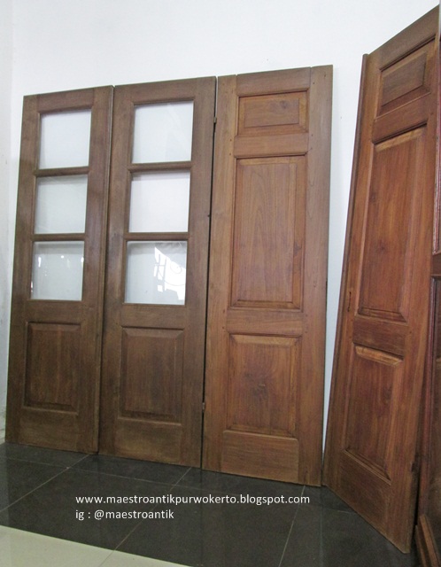 Maestro Antik Purwokerto Pintu  Jati Dobel  PIN021 SOLD 