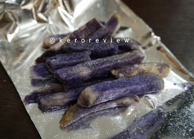 รีวิว คาลบี้ จากาบี้ มันฝรั่งแท่งอบกรอบมันม่วง (CR) Review Purple Potato Sticks, Calbee Jagabee Brand.