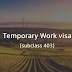 Temporary Work (International Relations) visa (subclass 403)