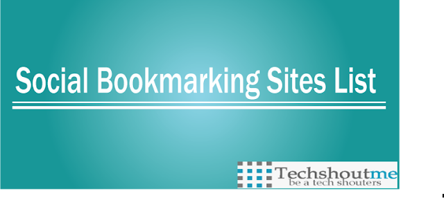 Social Bookmarking Sites List 