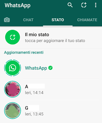 Come funziona il nuovo stato di Whatsapp