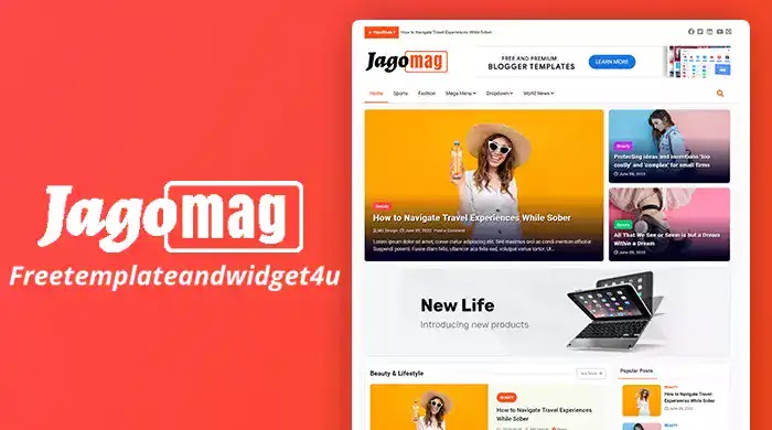 JagoMag Blogger Template free Download