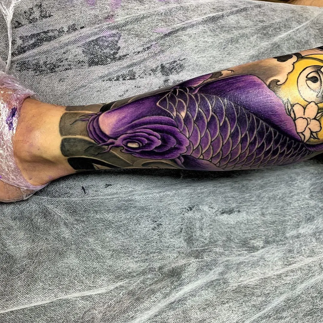 Tatuajes de carpas: colores y significado.