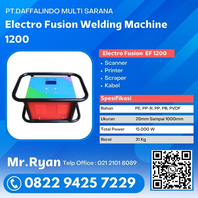 Electro Fusion 1200mm - Mesin Las Hdpe Garansi 1 Tahun