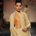 Model walks for Vikram Phadnis at LFW WF 14.
