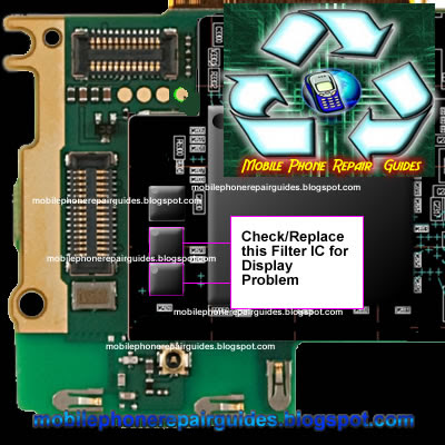 nokia x3-02 display filter IC jumper ways