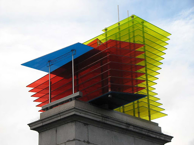 Model for a Hotel by Thomas Schütte, The Fourth Plinth, Trafalgar Square, London